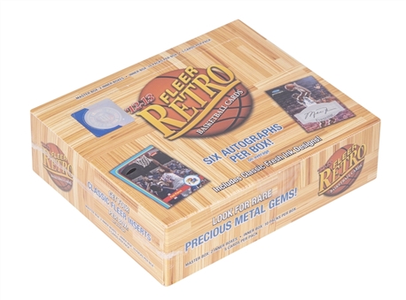 2012-13 Fleer Retro Basketball Sealed Wax Box (20 Packs) - Possible Anthony Davis & Damian Lillard Rookie Cards!